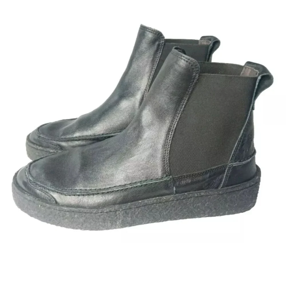 Fly London Chelsea Boots Men's Size 10 Roop ROOP541FLY-002 Black Leather